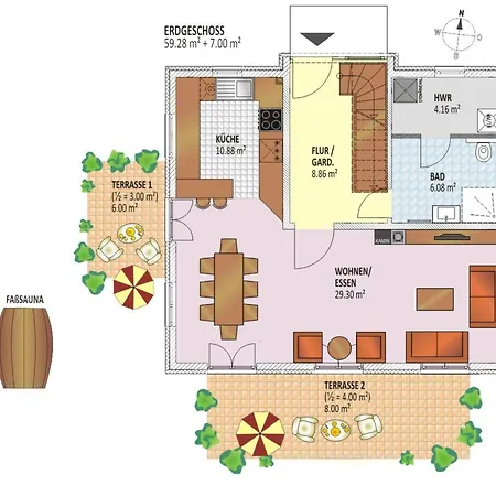 Kapitaenshaus In By Interhome Feriehus Glowe